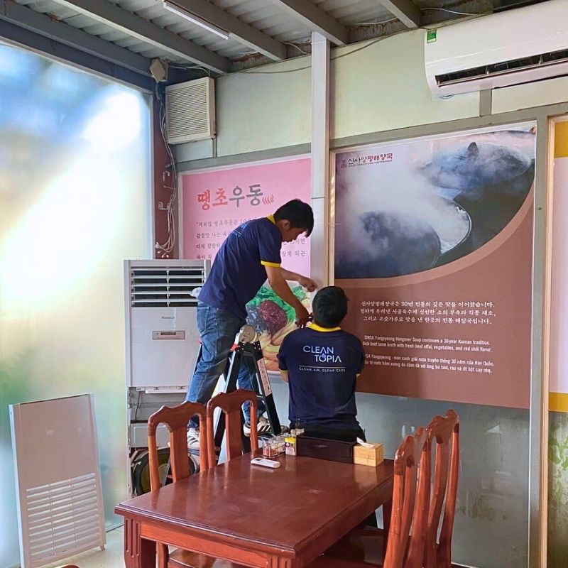 Lắp đặt máy lạnh tủ đứng, treo tường 