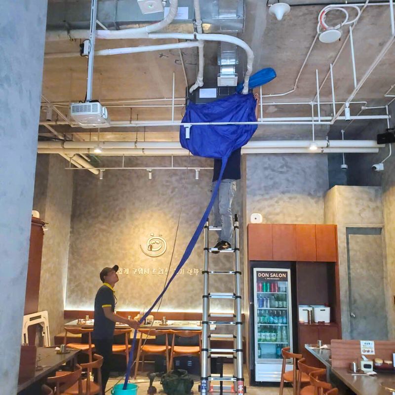 Vệ sinh máy lạnh tại các chuỗi nhà hàng