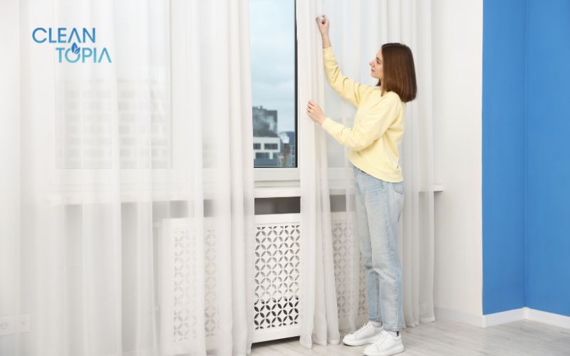 Mẹo kiểm soát nhiệt độ phòng bằng rèm cửa
