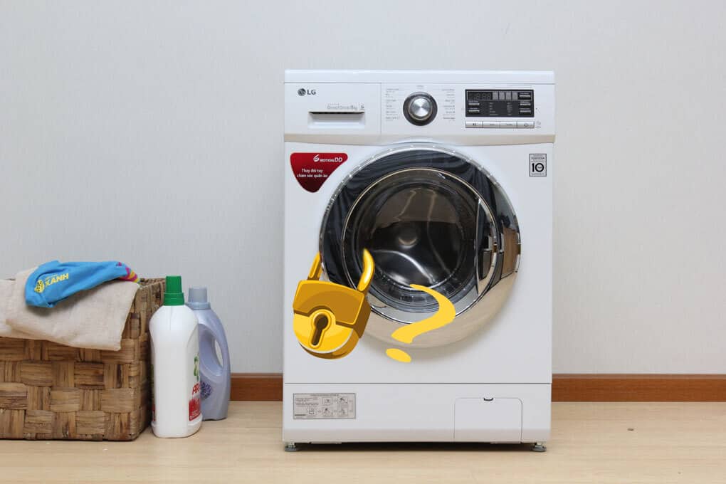 Cách mở máy giặt LG khi bị khóa đúng cách 