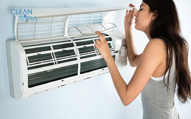 Xử lý rò rỉ, mối nối máy lạnh Clean Topia triệt để, uy tín thương hiệu